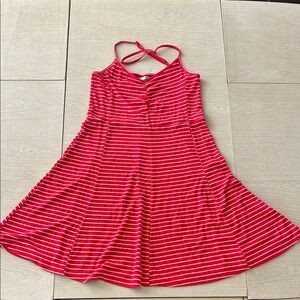 Striped Red Dress